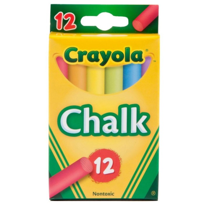 Crayola® Multi-Colored Children's Chalk, 12 Count