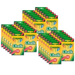 Crayola® Multi-Colored Children's Chalk, 12 Per Box, 36 Boxes