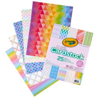 Crayola® Pastel Cardstock, 25 Count