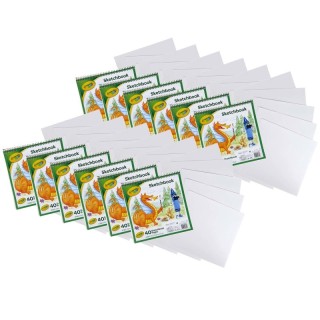 Crayola® Kid's Sketchbook, 40 Pages, Pack of 12