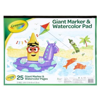 Crayola® Giant Marker & Watercolor Pad