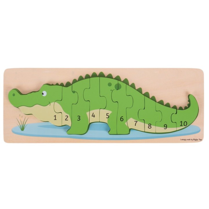Bigjigs® Toys Crocodile Number Puzzle