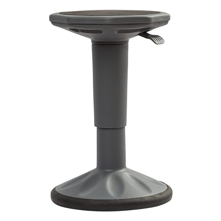 Bintiva Height Adjustable Wobble Stool, Gray