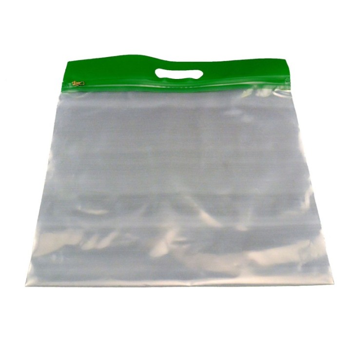 ZIPAFILE® Storage Bag, Green, Pack of 25