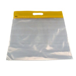 ZIPAFILE® Storage Bag, Yellow, Pack of 25