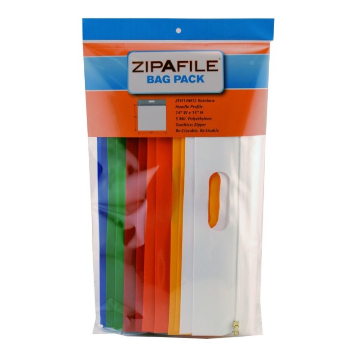 ZIPAFILE® Storage Bags, Pack of 12