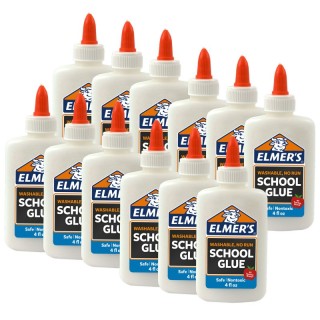Elmer's® Washable School Glue, 4 oz. Bottle, Pack of 12