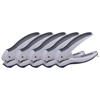 Bostitch EZ Squeeze™ 1-Hole Punch, Gray, Pack of 5