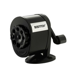 Bostitch Antimicrobial Manual Pencil Sharpener, Black