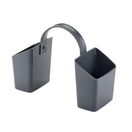 Bostitch Antimicrobial Classroom Pencil Caddy with Handle, Gray