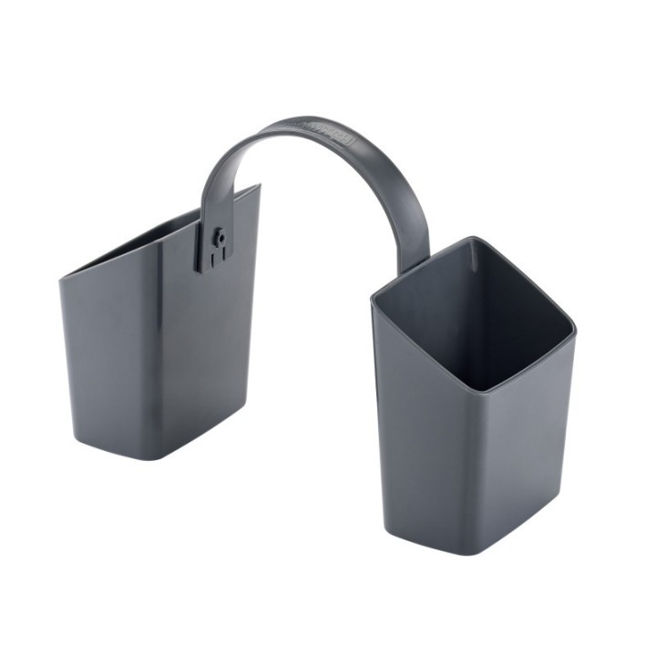 Bostitch Antimicrobial Classroom Pencil Caddy with Handle, Gray