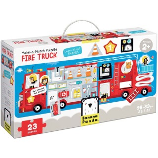 Banana Panda Make-a-Match Puzzle, Fire Truck