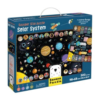 Banana Panda Suuuper Size Puzzle, Solar System, Ages 7+