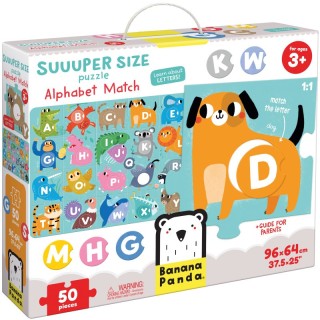 Banana Panda Suuuper Size Puzzle, Alphabet Match, Age 3+