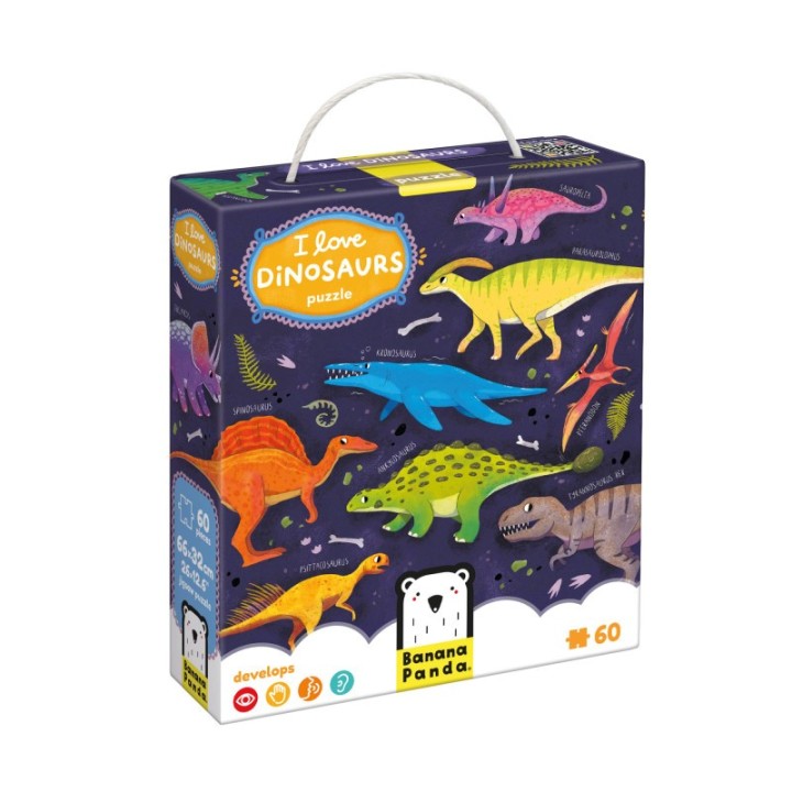 Banana Panda I Love Dinosaurs Puzzle, Ages 4+