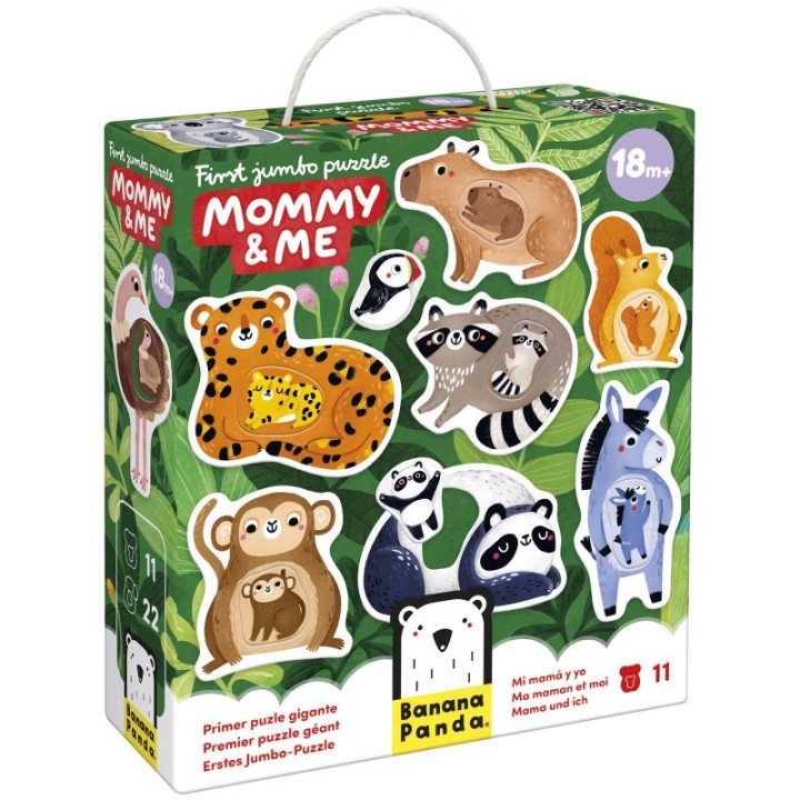 Banana Panda First Jumbo Puzzle Mommy & Me, 18+ Months