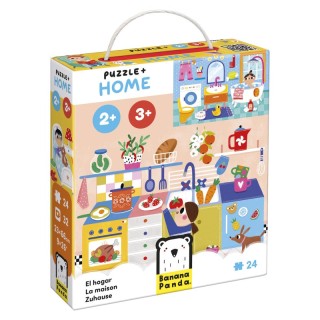 Banana Panda Puzzle + Home