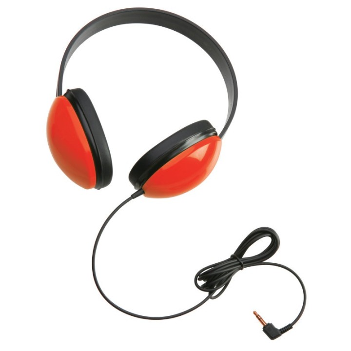 Califone Listening First™ Stereo Headphones, Red