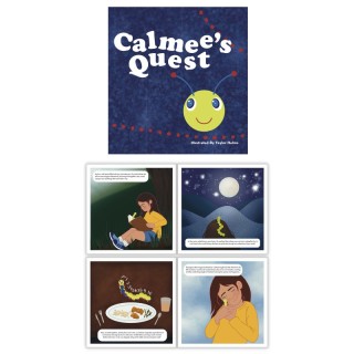The Calm Caterpillar Calmee's Quest Board Book