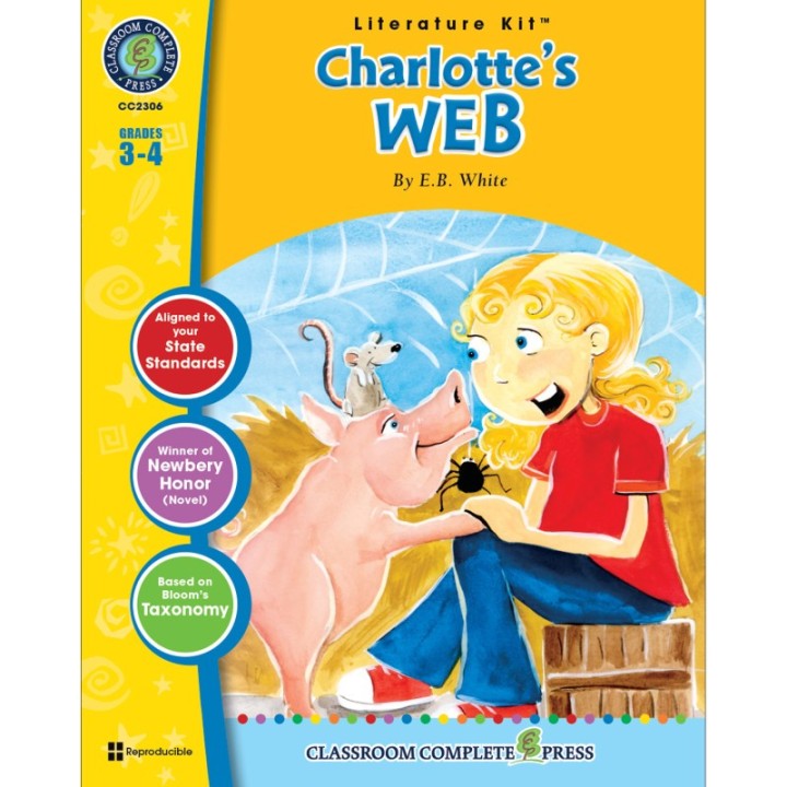 Classroom Complete Press Charlotte's Web - Literature Kit Gr. 3-4