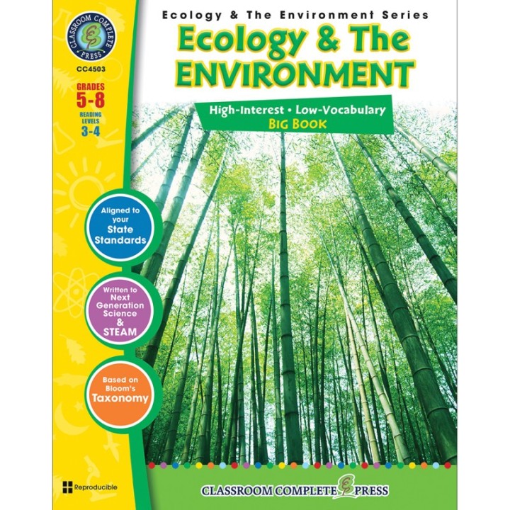 Classroom Complete Press Ecology & The Environment Series, Ecology & Environment Big Book