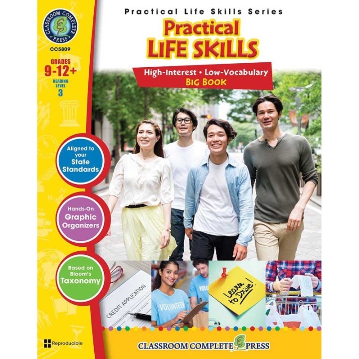 Classroom Complete Press Real World Life Skills: Practical Life Skills Big Book, Grade 9-12