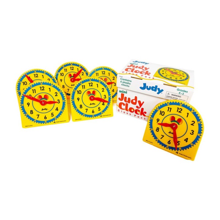 Judy® Judy Clock Class Pack, 6 Clocks