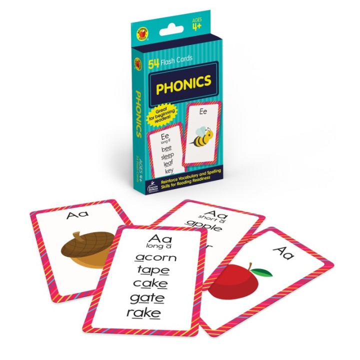 Brighter Child® Phonics Flash Cards, 54 Cards