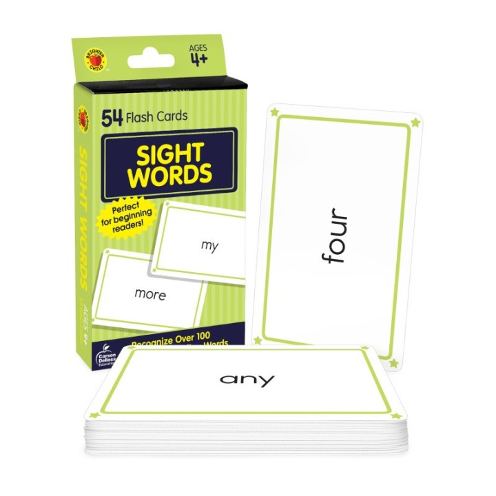 Brighter Child® Sight Words Flash Cards, 54 Cards