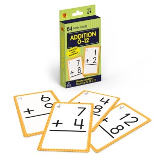 Brighter Child® Addition 0 to 12 Flash Cards, 54 Cards
