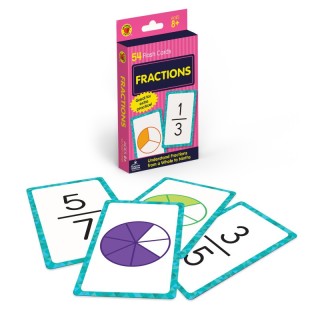 Brighter Child® Fractions Flash Cards, 54 Cards
