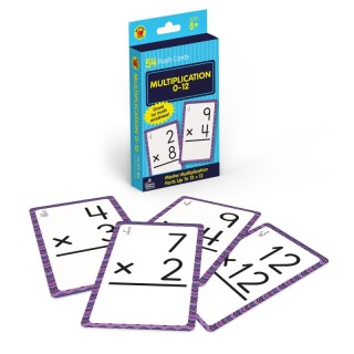 Brighter Child® Multiplication 0 to 12 Flash Cards, 54 Cards