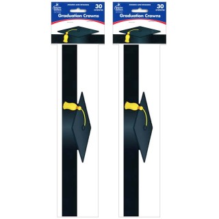 Carson Dellosa Education Graduation Crowns, 30 Per Pack, 2 Packs