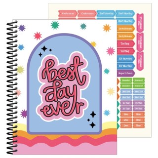Carson Dellosa Education Retro Remix Teacher Planner