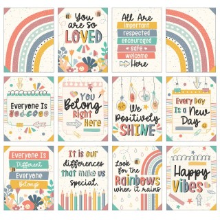 Carson Dellosa Education Mini Posters: We Belong Poster Set