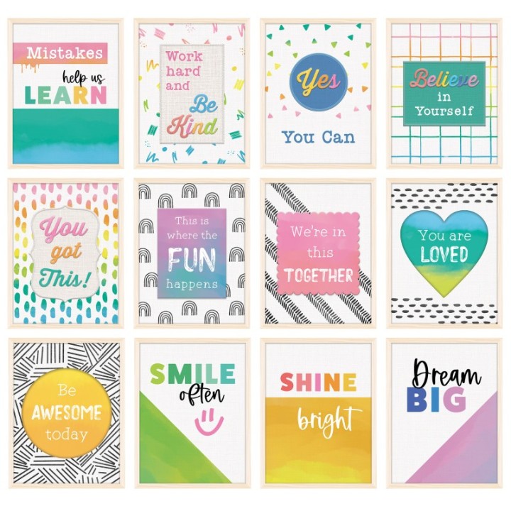 Happily Ever Elementary Mini Posters: Creatively Inspired Poster Set