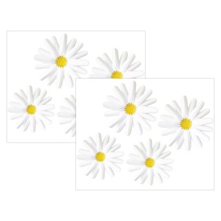 Carson Dellosa Education Happily Ever Elementary Retro Remix Daisies Dimensional Accents, 4 Per Pack, 2 Packs