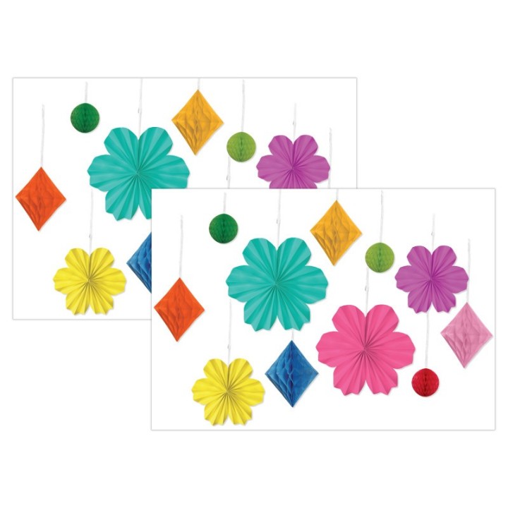 Carson Dellosa Education Happily Ever Elementary Retro Remix Flowers and Twinkles Dimensional Accents Per Set, 2 Sets