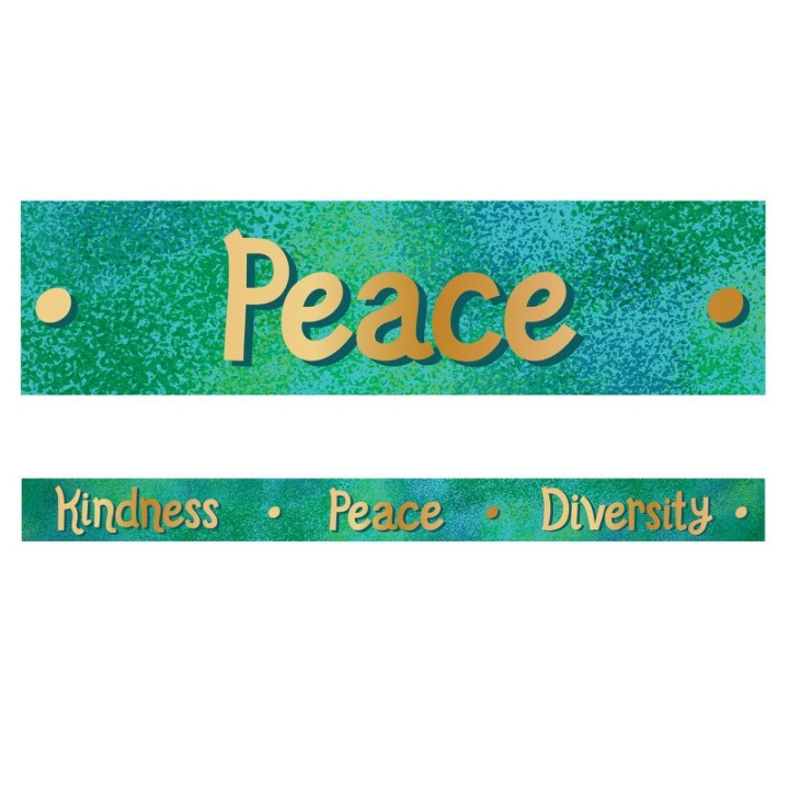 Carson Dellosa Education One World Straight Border, 36 Feet