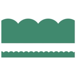 Carson Dellosa Education Grow Together Jade Green Scalloped Borders, 39 Feet
