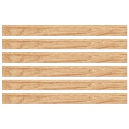 Carson Dellosa Education Grow Together Light Wood Grain Straight Borders, 36 Feet Per Pack, 6 Packs