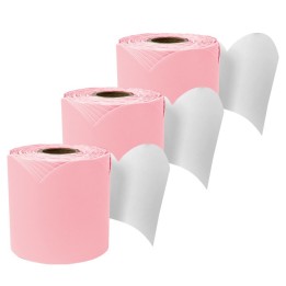 Carson Dellosa Education Rolled Scalloped Bulletin Board Border, Dusty Rose, 65 Feet, Pack of 3