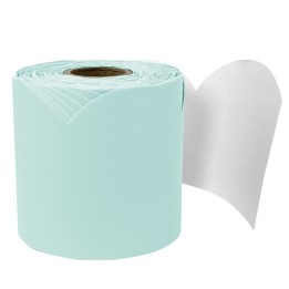 Carson Dellosa Education Rolled Scalloped Bulletin Board Border, Sea Glass Green, 65 Feet