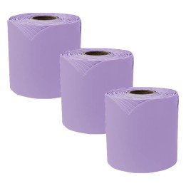 Carson Dellosa Education Rolled Scalloped Bulletin Board Border, Lilac, 65 Feet, Pack of 3