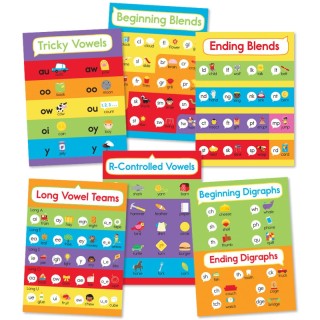 Carson Dellosa Education Phonics Bulletin Board Set