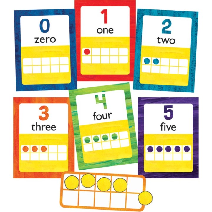 Carson Dellosa Education World of Eric Carle™ Numbers 0-20 Bulletin Board Set, 43 Pieces