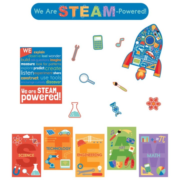 Carson Dellosa Education STEAM Bulletin Board Set, 22 Pieces