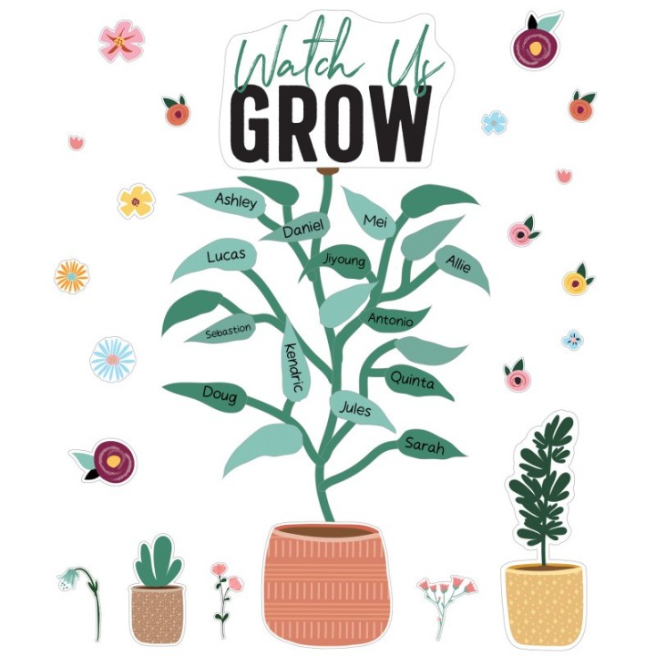Carson Dellosa Education Grow Together Watch Us Grow Bulletin Board Set