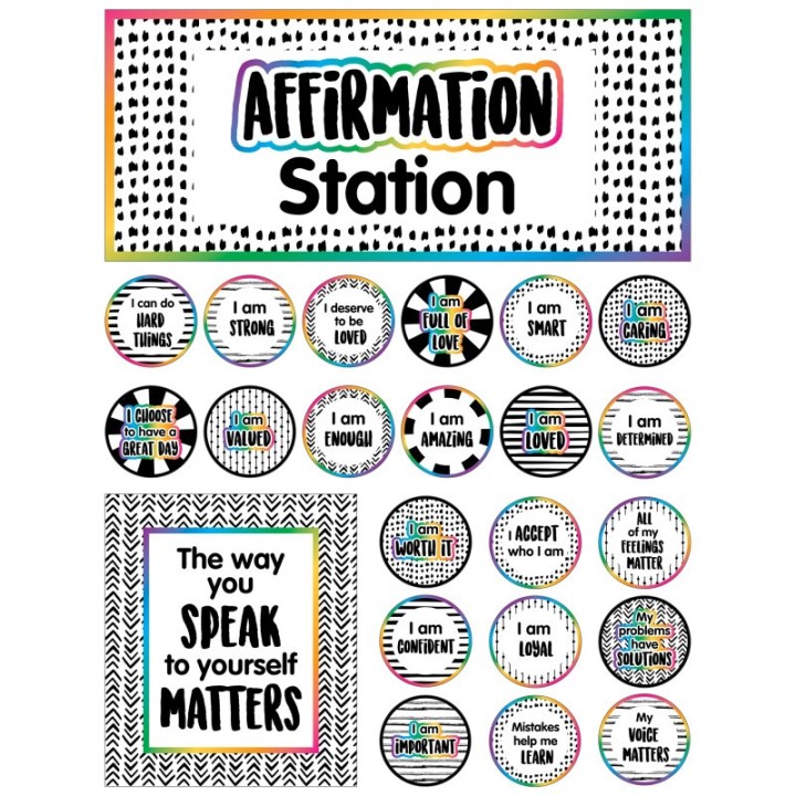 Carson Dellosa Education Affirmation Station Bulletin Board Set
