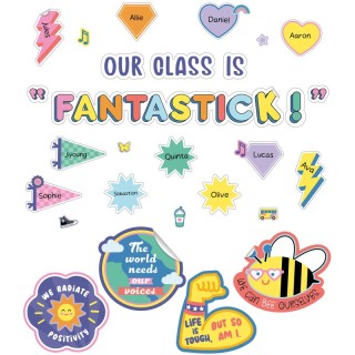 Carson Dellosa Education We Stick Together Our Class is Fantastic Bulletin Board Set